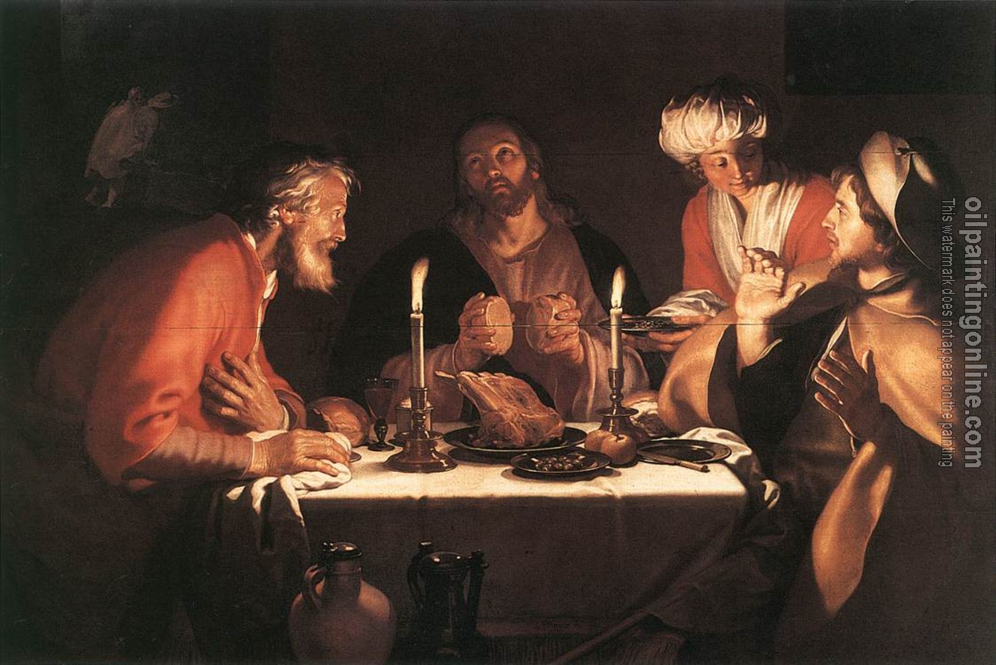Abraham Bloemaert - The Emmaus Disciples